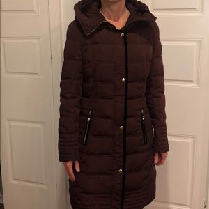 Calvin Klein Burgundy Winter Coat
